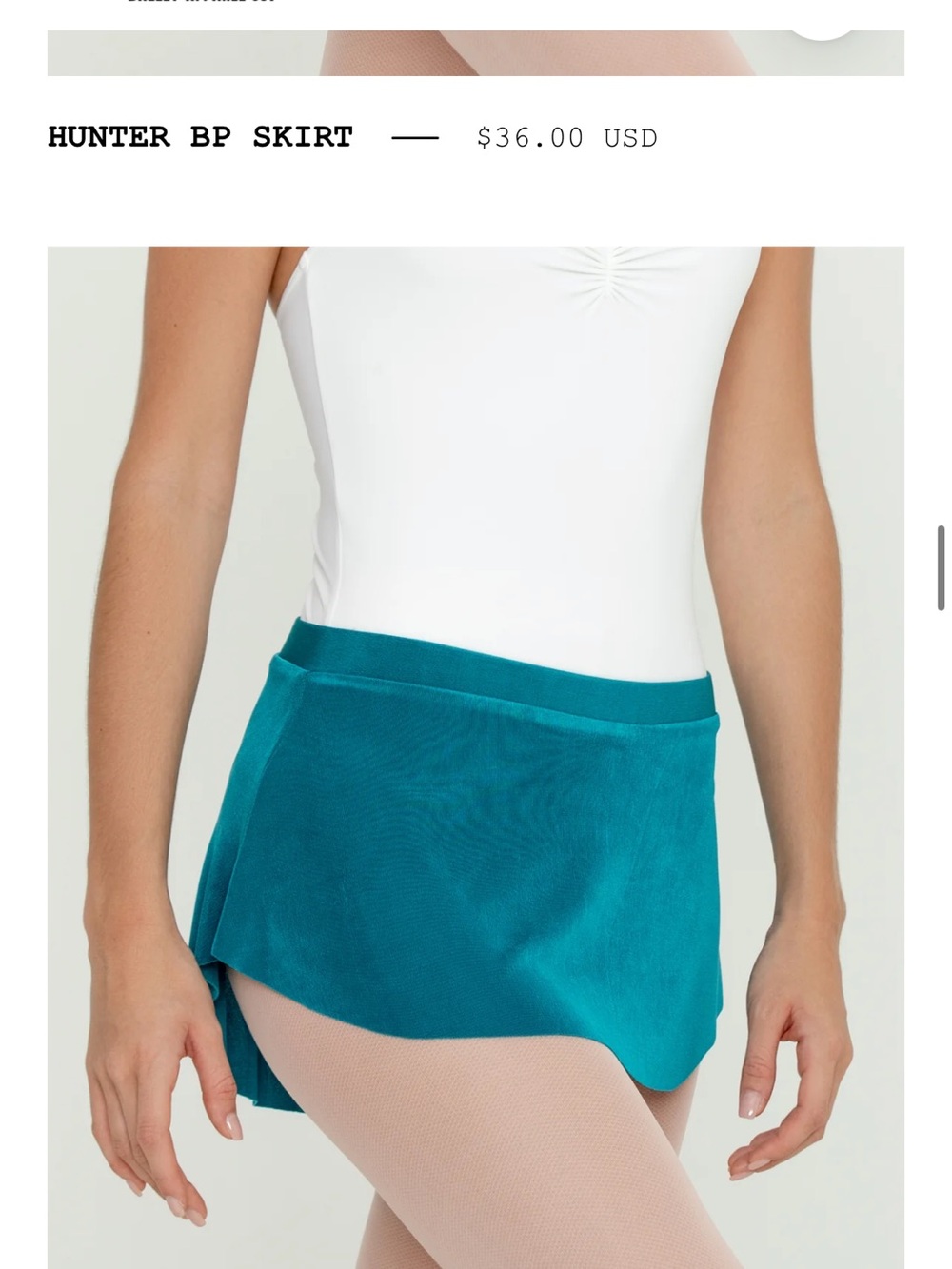 Bullet pointe skirt